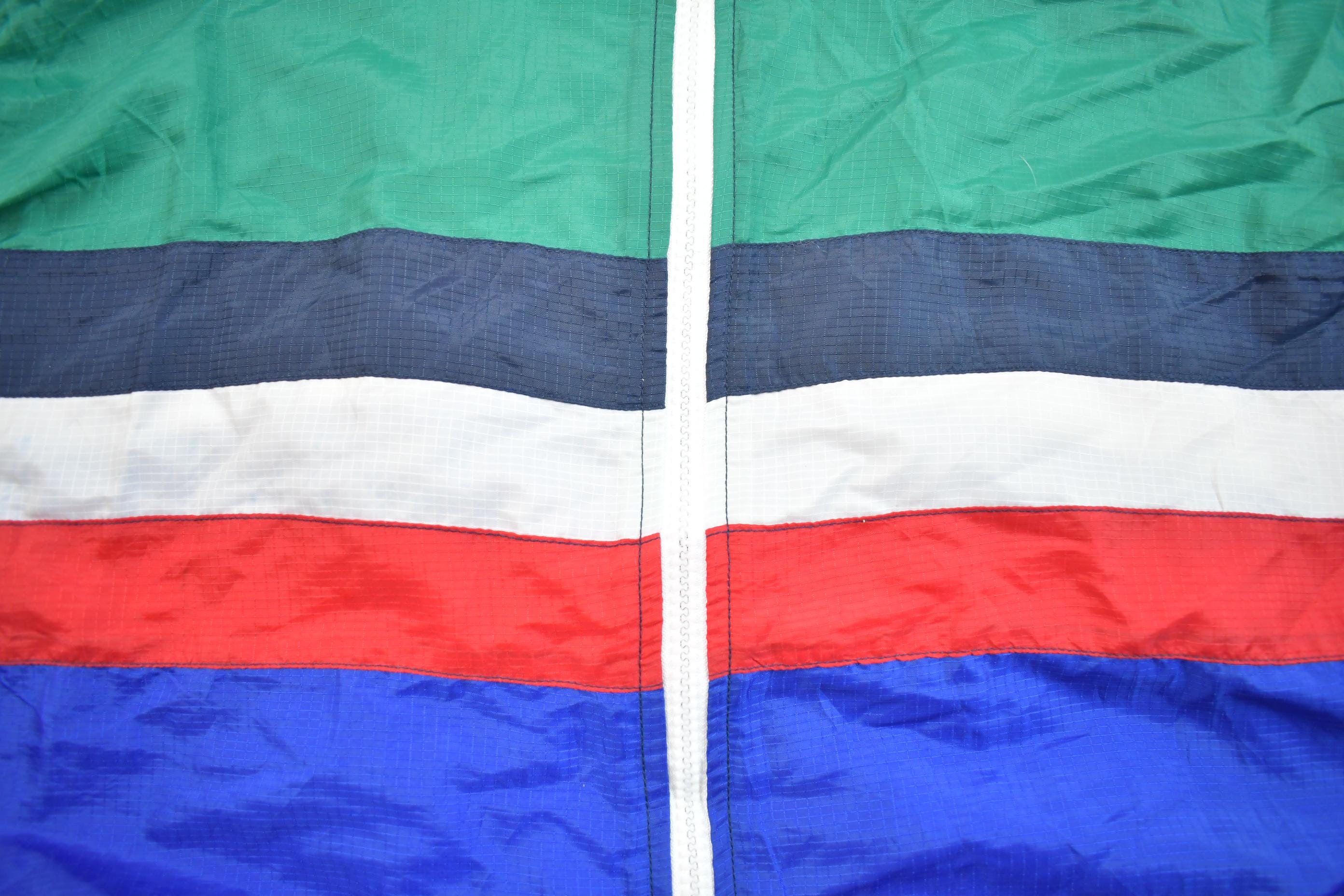 Vintage 1990s America Collection Avenue Sport Colourful Windbreaker Jacket