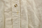 Vintage 1990s Blank Tan Five Brother Button Up Shirt