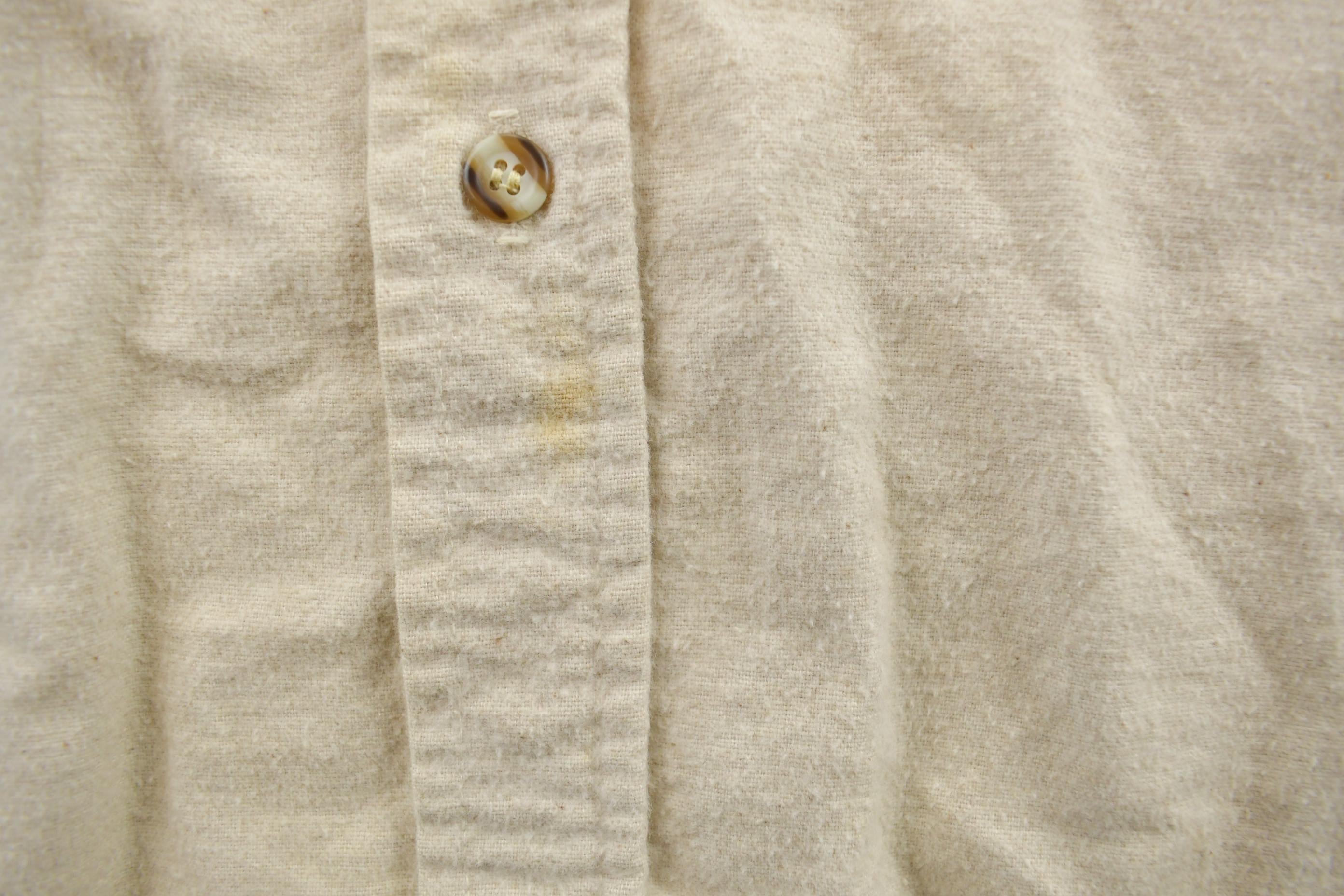 Vintage 1990s Blank Tan Five Brother Button Up Shirt
