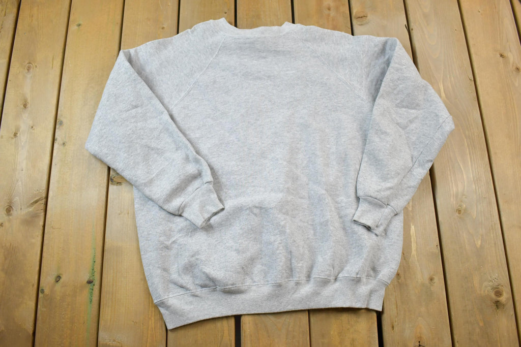 Vintage 1990s Hanes Her Way Clean Heather Grey Crewneck Sweatshirt