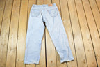 Vintage 1990s Levi Strauss Red Tab 550 Denim Jeans Size 34 x 30 Made In USA