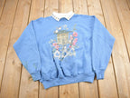 Vintage 1990s Cute Collared Birdhouse Theme Sweater