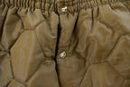 Vintage 1980s Diamond Quilted Brown Puffer Pants Men's Large