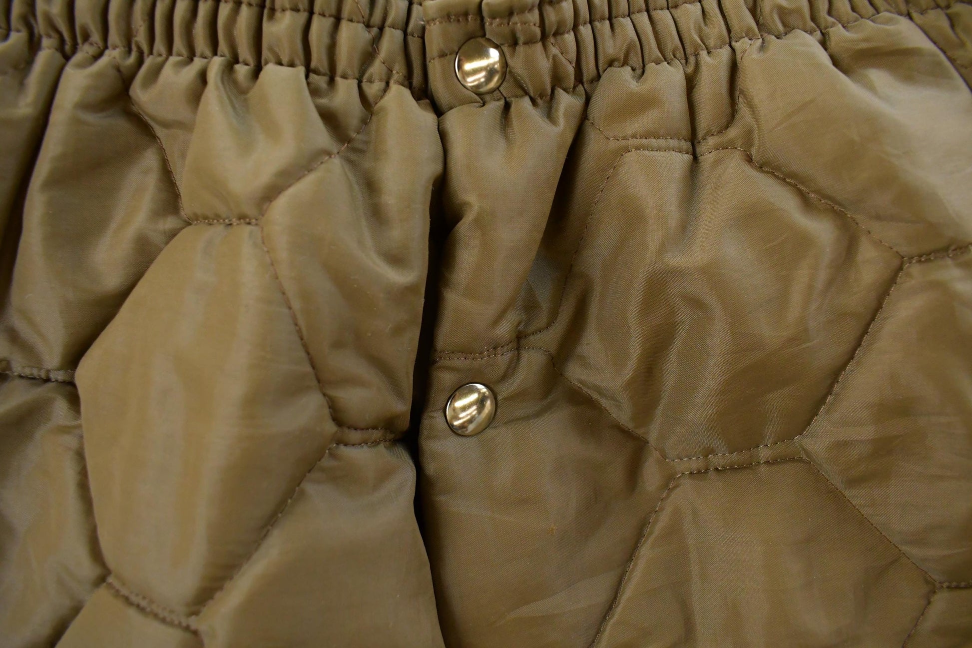 Vintage 1980s Diamond Quilted Brown Puffer Pants Men's Large