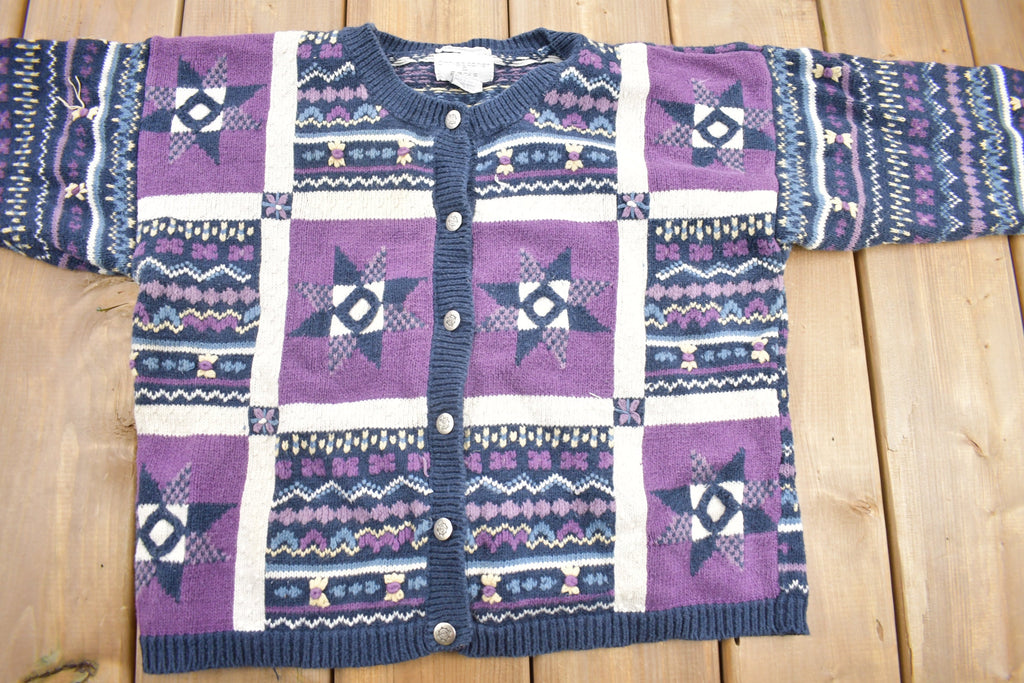 Vintage 1990s Christopher & Banks Knit Cardigan Sweater