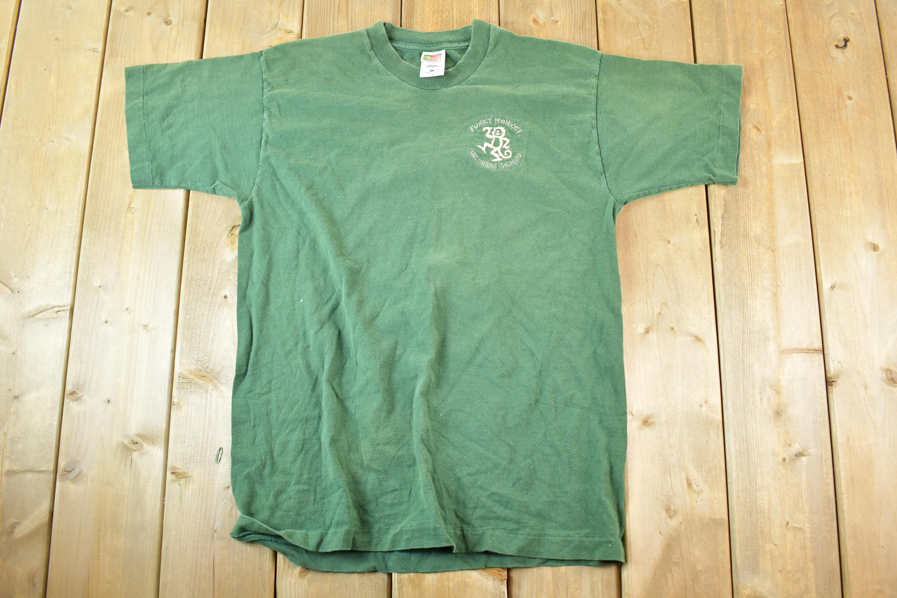 Vintage 1990s Funky Monkey Breckenridge Colorado Souvenir T-Shirt Men's L