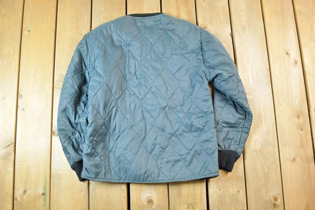 Vintage 1980s Weather Guard Light Pleated Zip Up Spring Jacket
