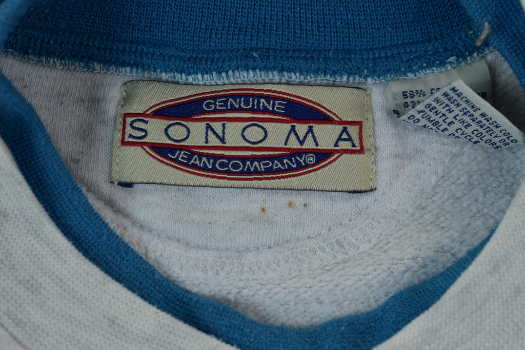 Vintage 1990s Sonoma Souvenir Travel Crewneck Sweatshirt