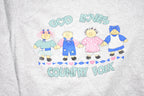 Vintage 1980s God Loves Country Folk Graphic Sweatshirt
