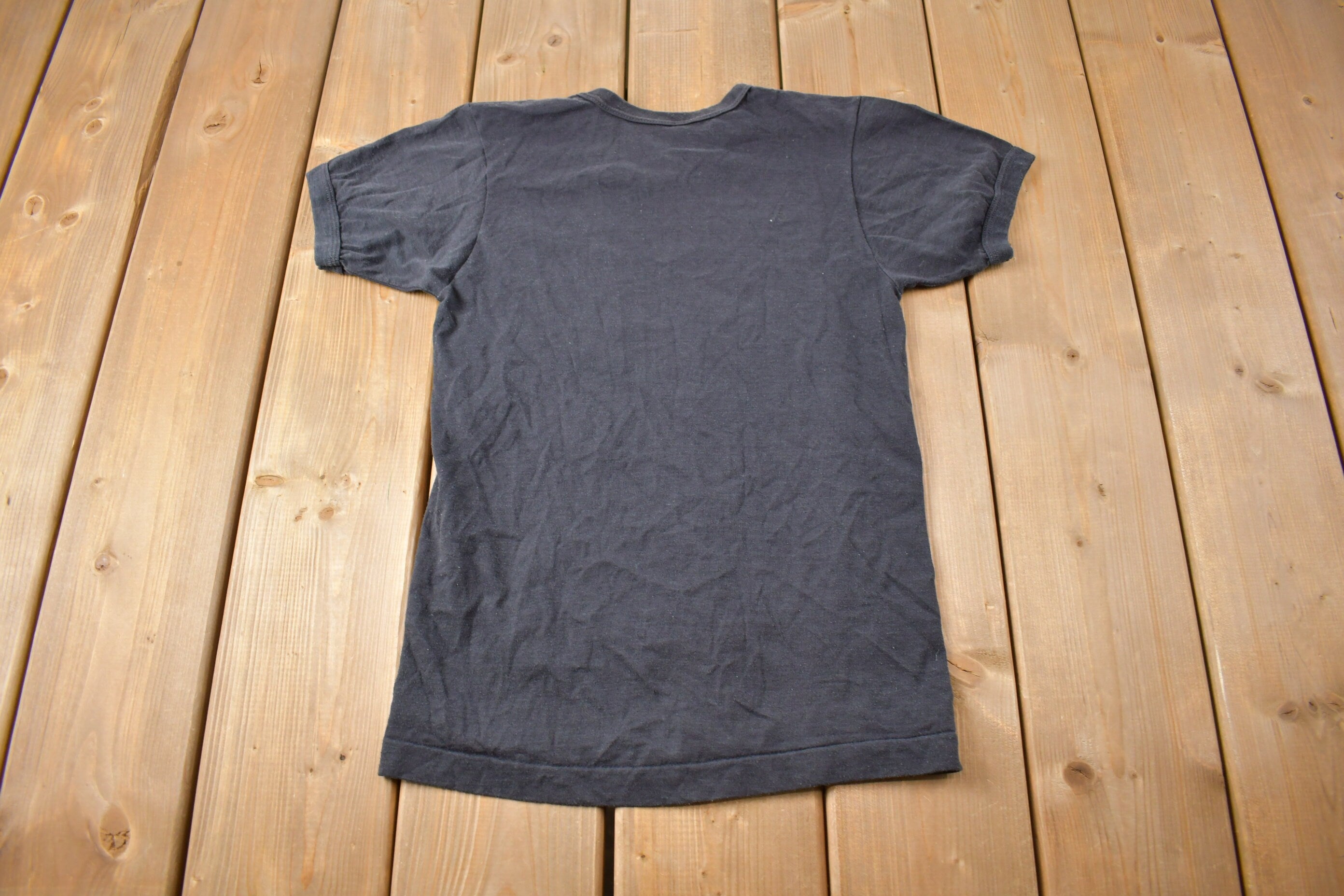 Vintage 1980s Toronto Skyline Graphic Ringer T Shirt