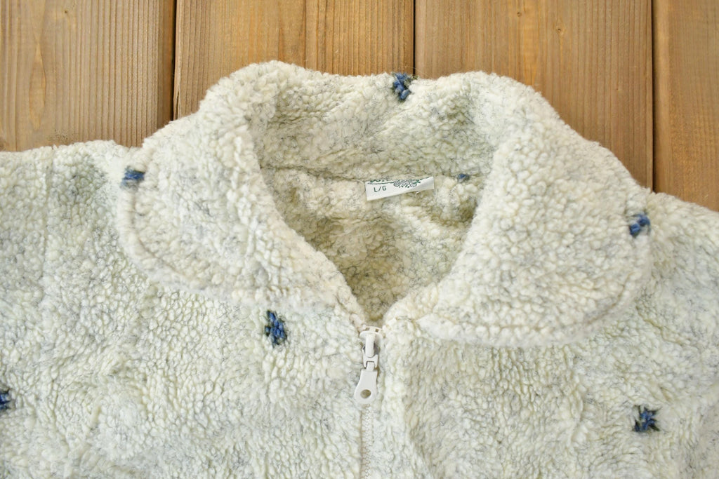 Vintage 1990s Cottage Cove Fleece Sweater Vest