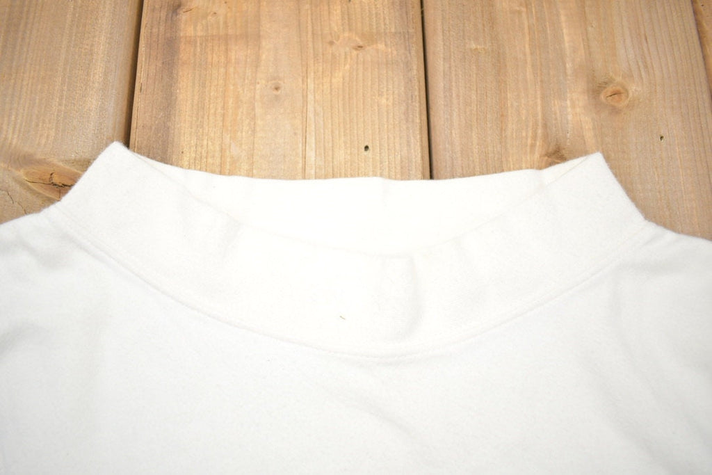 Vintage 1990s Lacoste Embroidered Long Sleeve T Shirt / 1990s T Shirt / White Shirt / Casual Shirt / Formal Shirt/ IZOD