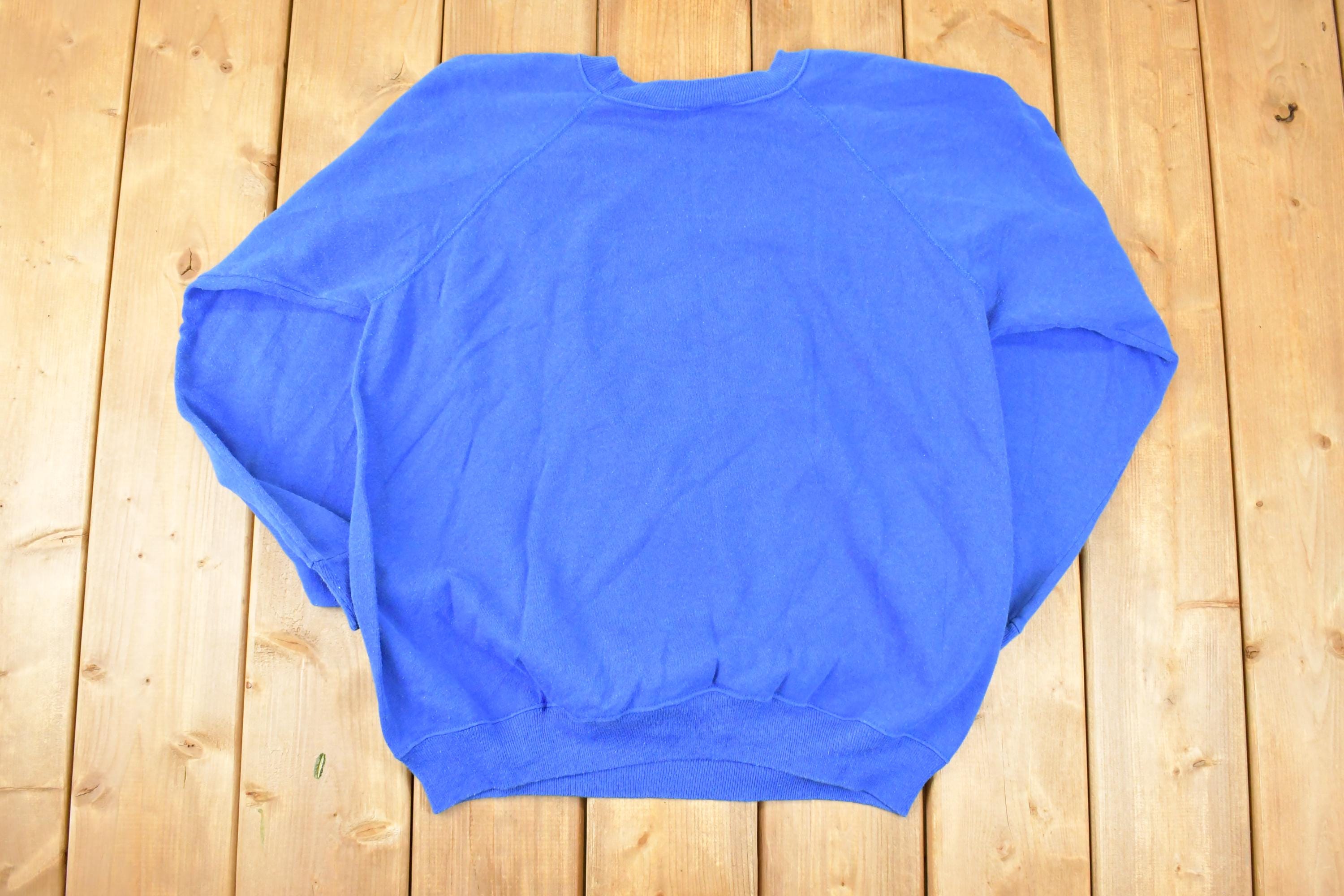 Vintage 1990s Hanes Sport Blank Crewneck Sweatshirt Men's L