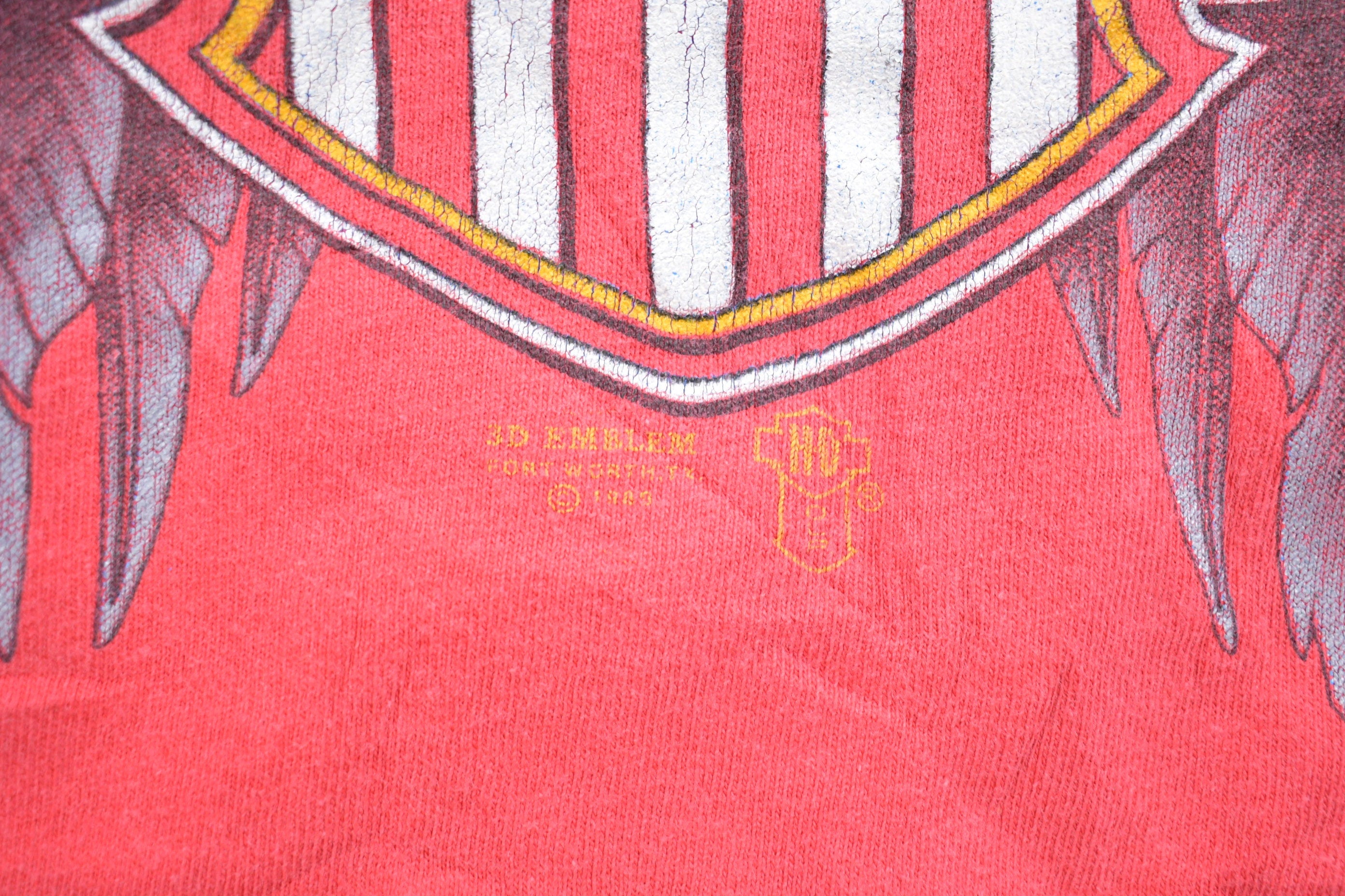 Vintage 1983 Harley Davidson Graphic 3D Emblem T-Shirt