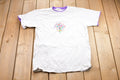 Vintage 1990s Floral Embroidered Double Collar T-Shirt
