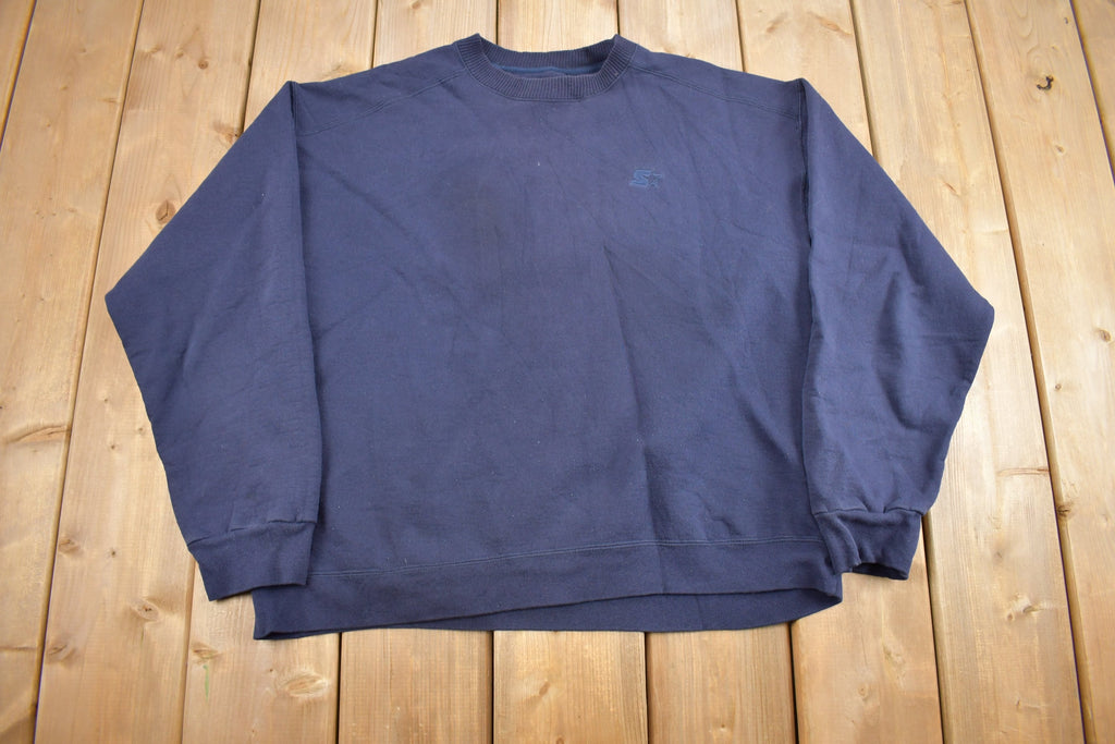 Vintage 1990s Starter Heavy Weight Blank Crewneck Sweatshirt