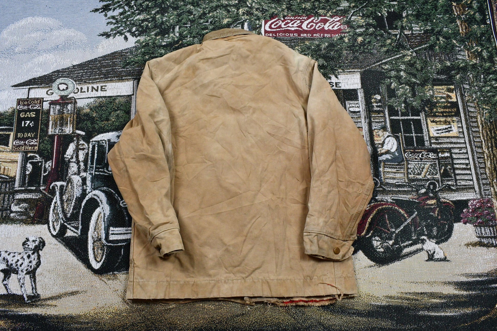 Vintage 1970s Distressed Carhartt Chore Coat