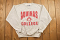 Vintage 1990s Aquinas College Collegiate Crewneck