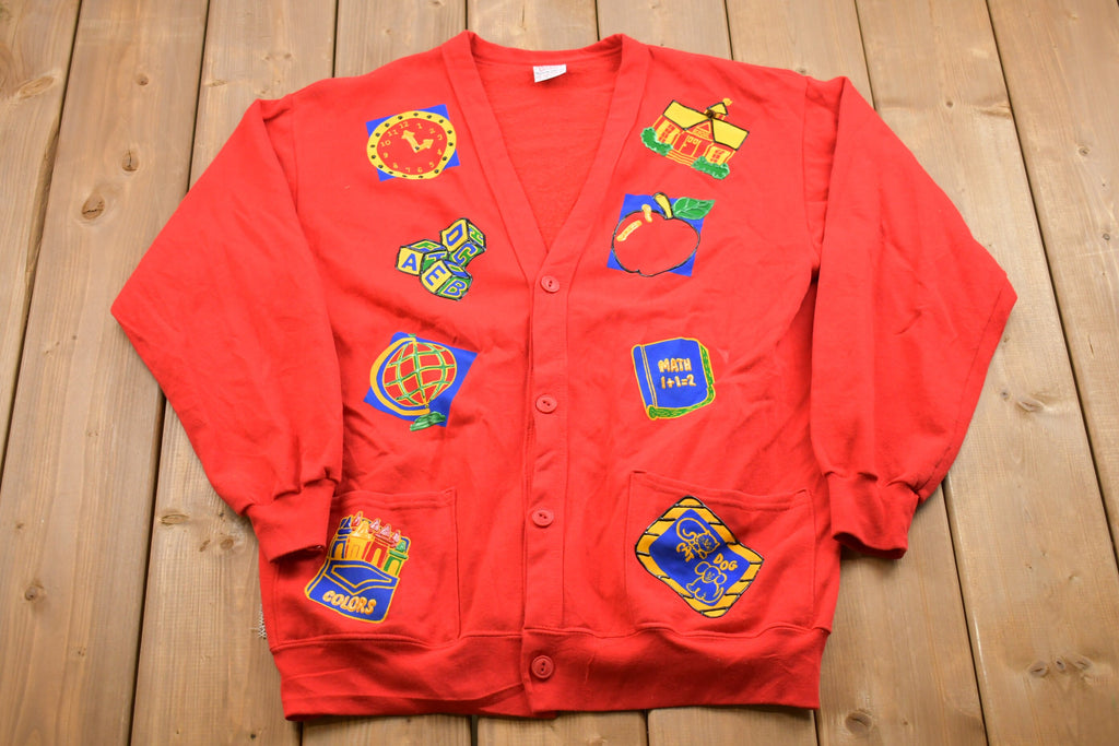 Vintage 1990s Fleece Cardigan