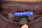 Vintage 1990s Jantzen Abstract Knit Crewneck Sweater Men's L
