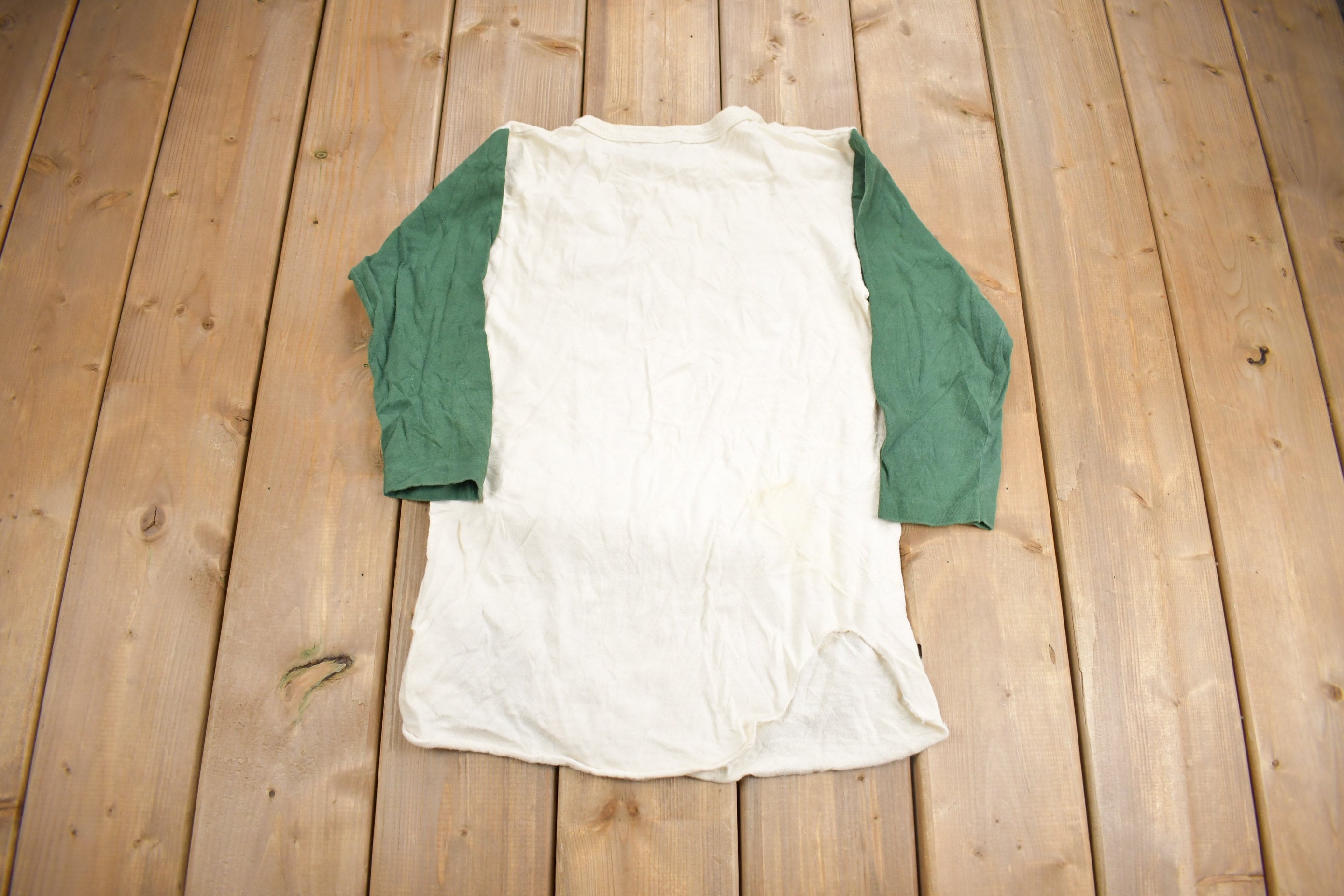 Vintage 1980s Michigan State University Collegiate Champion Raglan Shirt  Vintage Champion  Single Stitch  Made In USA