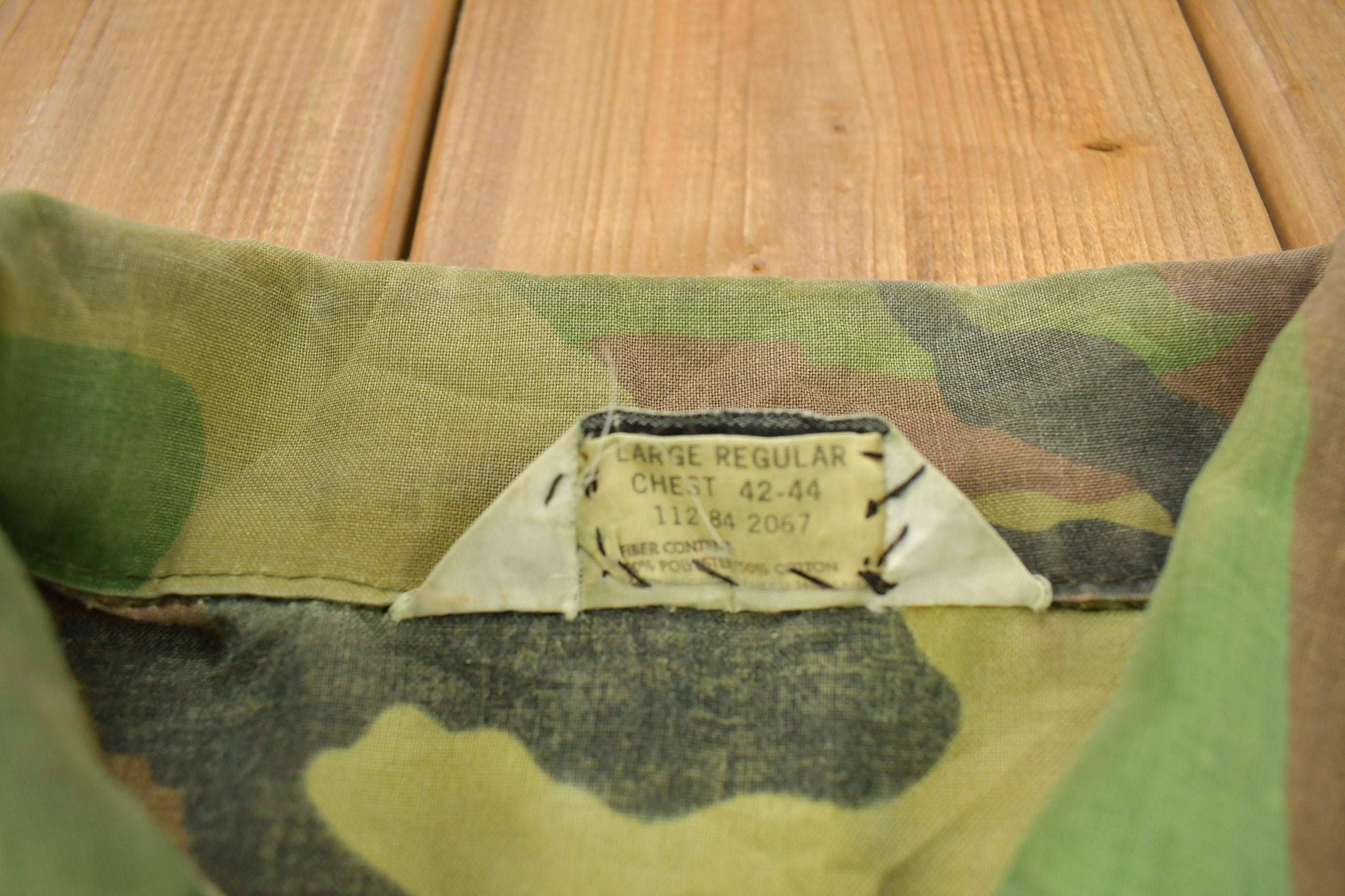 Vintage 1980s Sportsman Selection By Zero Zone Camouflage Button Up Shirt