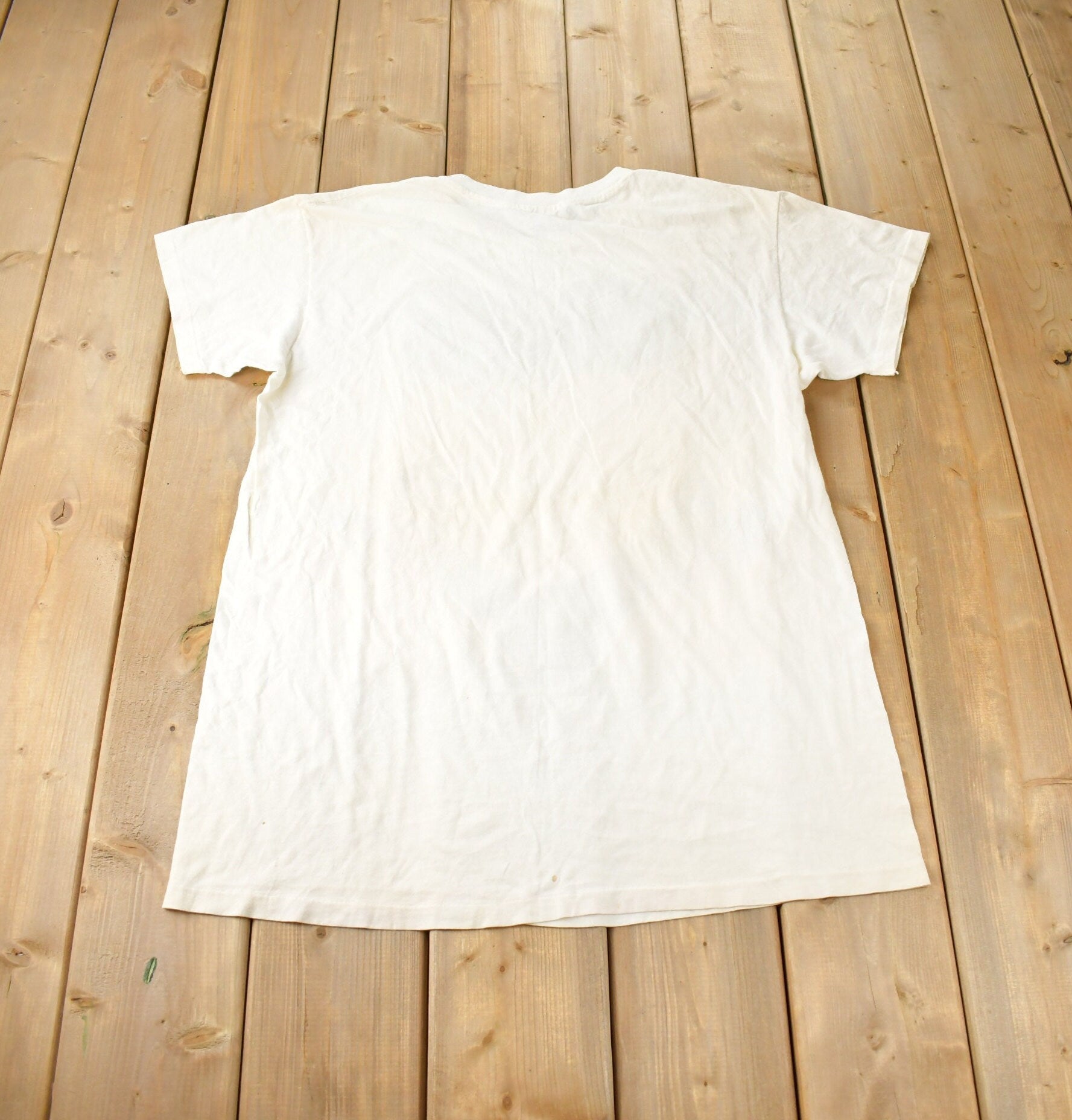 Vintage 1990s Bikini Body Graphic Single Stitch Graphic T Shirt Made In USA