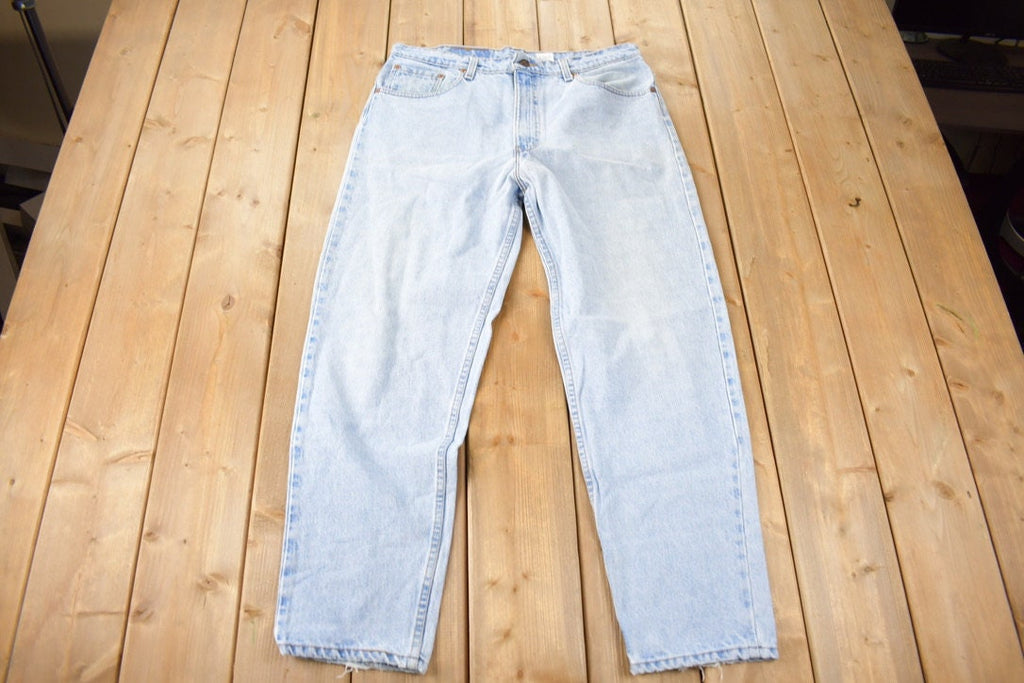 Vintage 1990s Levi's 550 Relaxed Fit Tapered Leg Jeans Size 38 x 30