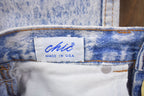 Vintage 1980s Chic Acid Wash Skinny Jeans 26 x 29