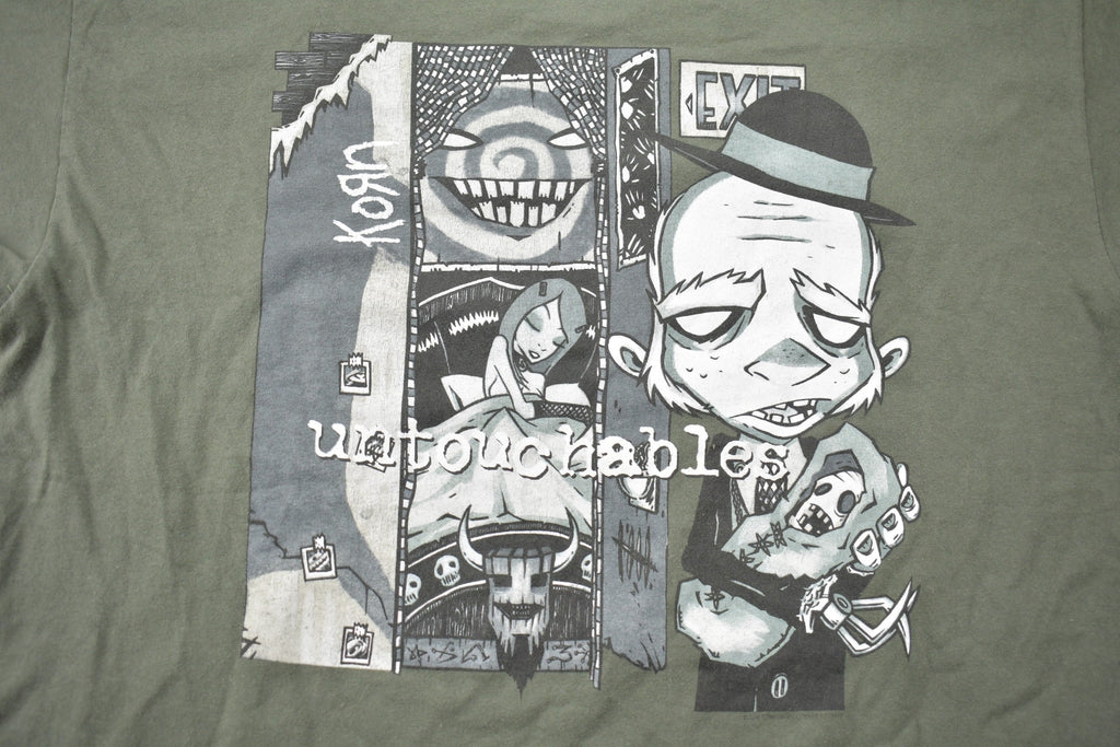 Vintage 2002 Korn Untouchables Pop Sux Tour Band T-shirt
