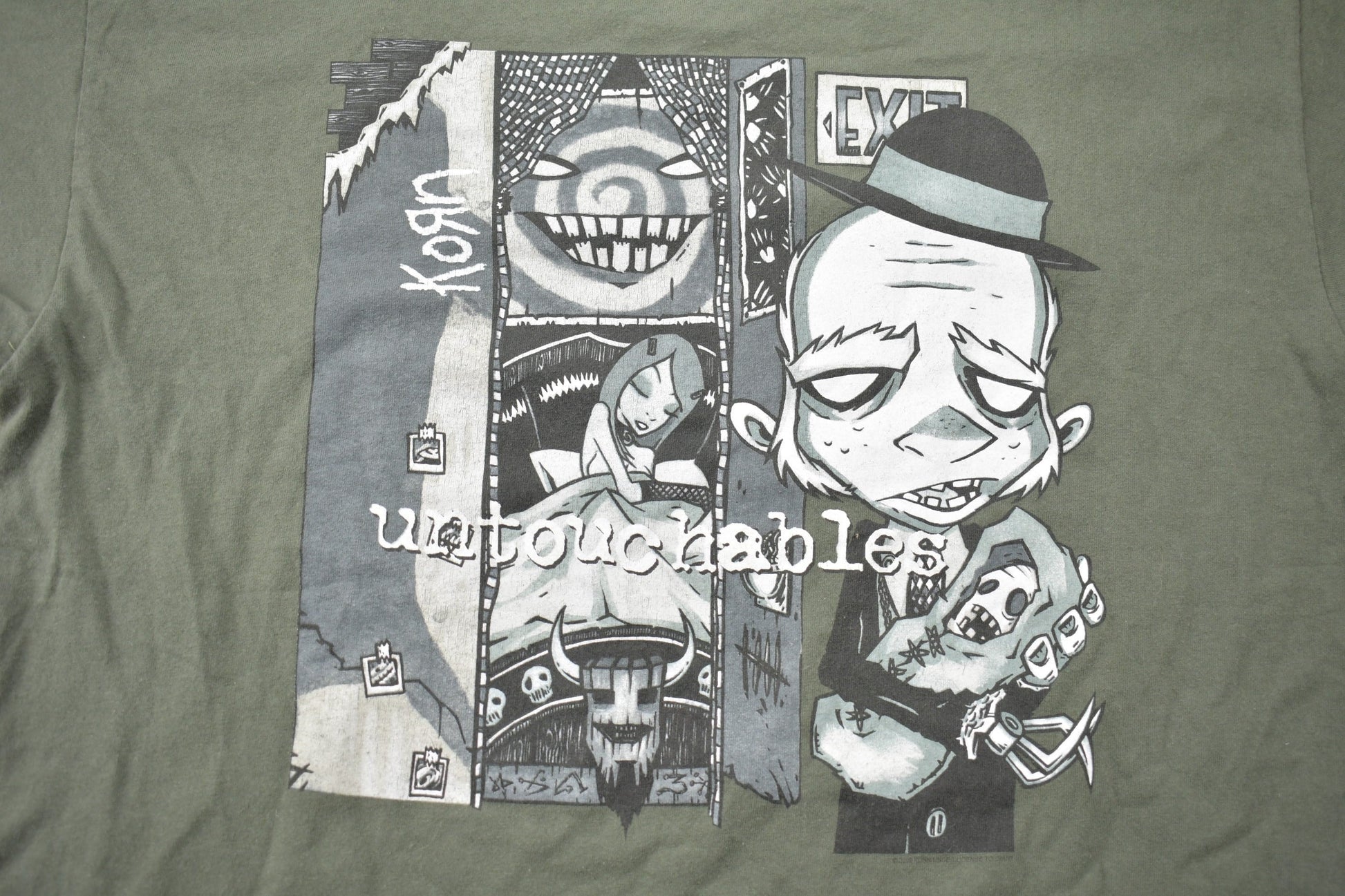 Vintage 2002 Korn Untouchables Pop Sux Tour Band T-shirt