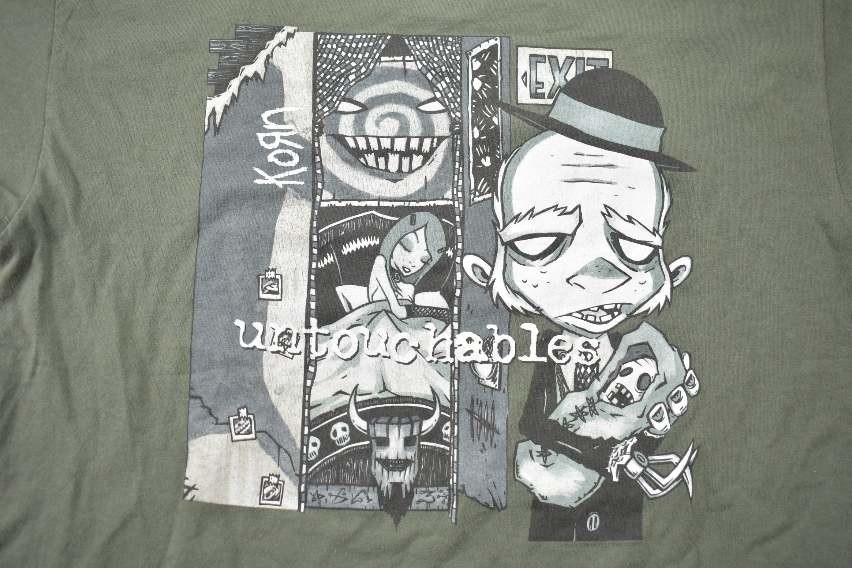 Vintage 2002 Korn Untouchables Pop Sux Tour Band T-shirt