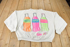 Vintage 1980s Coca Cola Art Graphic Crewneck Sweatshirt