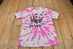 Vintage 1990s Canadian Wildlife Tie Dye Graphic T-Shirt Size Medium