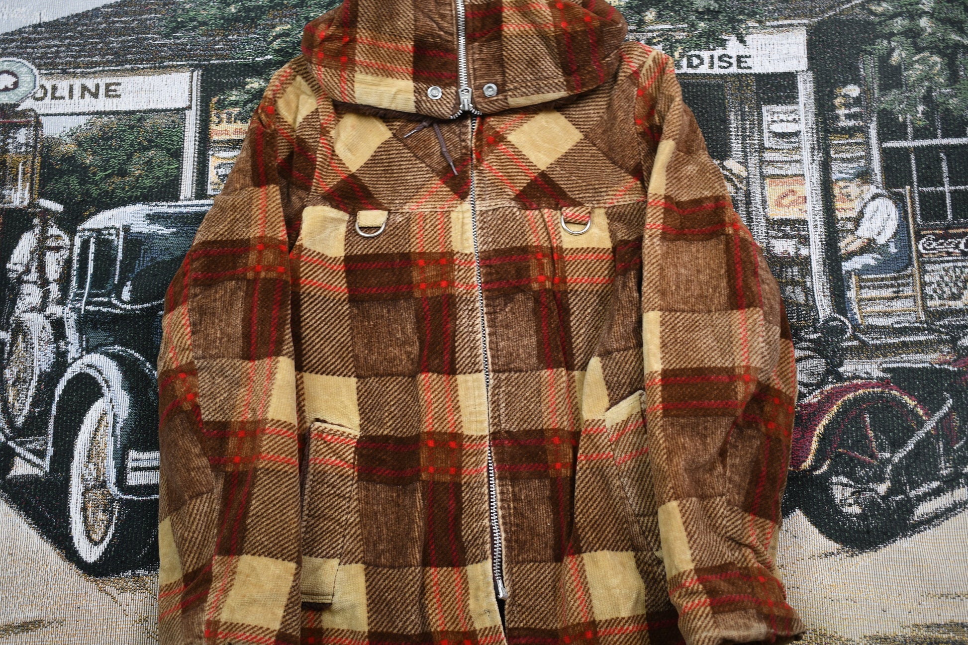 Vintage 1970s William Barry Fur Lined Coat