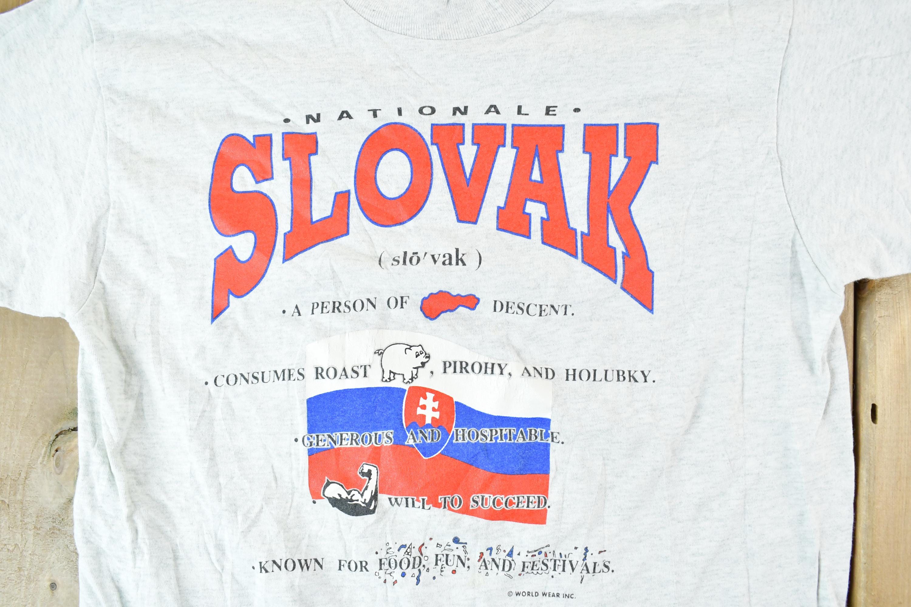 Vintage 1990s Slovak Single Stitch T-Shirt