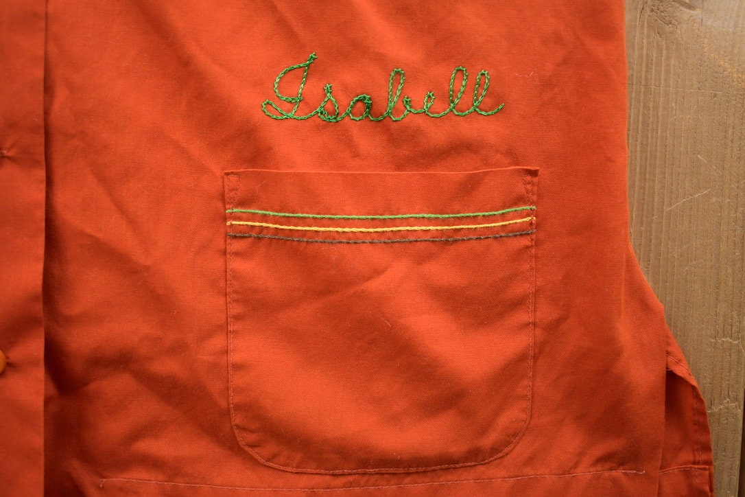 Vintage 1950s King Louie Downtown Restaurant Bowling Shirt