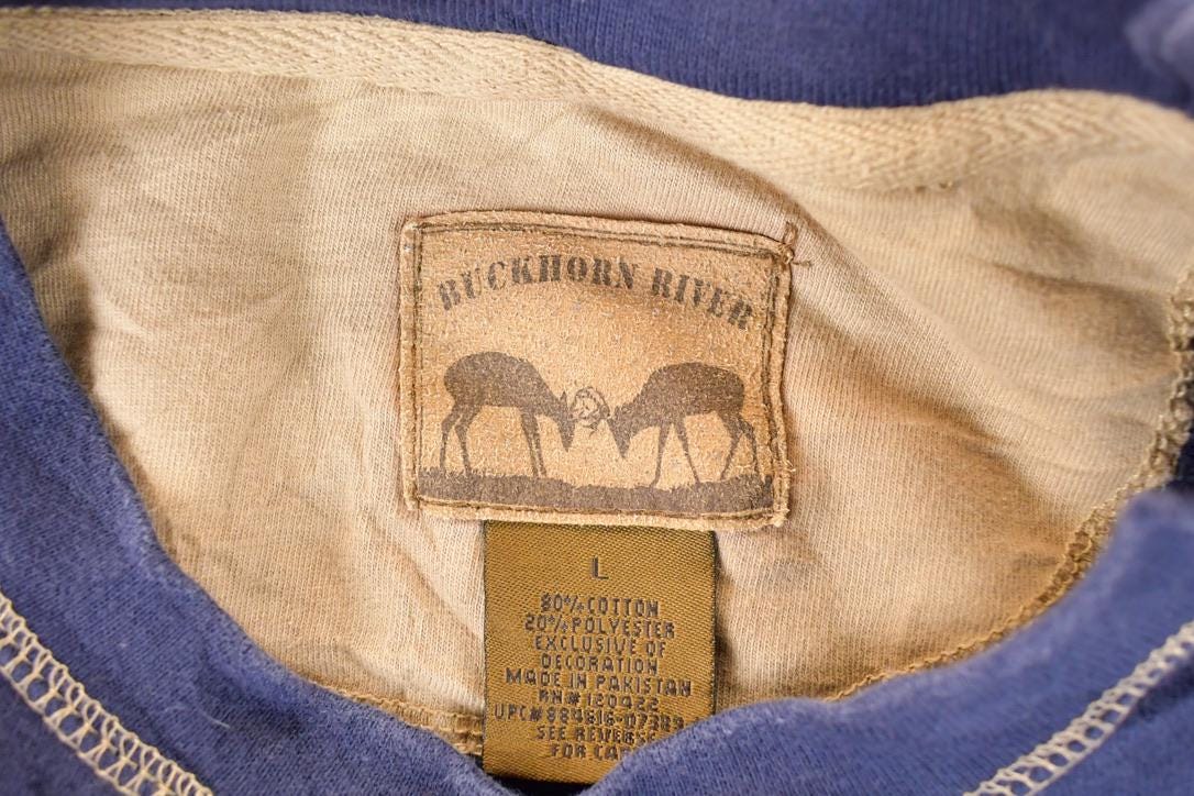 Vintage 1990s Buckhorn River Buckmaster Crewneck Sweatshirt Men's L