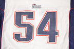 Vintage Y2K Reebok New England Patriots Tedy Bruschi NFL Jersey Men's L / Football Fan Apparel / 2000s Sportswear / Single Stitch Tee