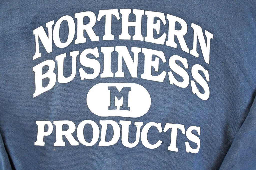 Vintage Y2K Northern Business Products Champion Reverse Weave Crewneck Sweatshirt Men's L / 2000s Heavyweight Sweater / 2000s Cross Grain