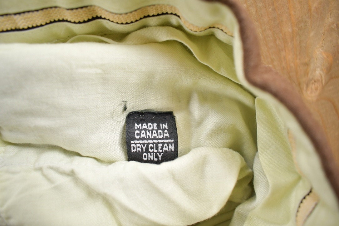 Vintage 1980s Wool Brown Trousers Size 32x30 / 1980s Wool Pants / Made in Canada / True Vintage / Vintage Workwear / Wool Pants