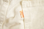Vintage 1980s Levi's 631 Cream Tab White Denim Jeans Size 28 x 28.5