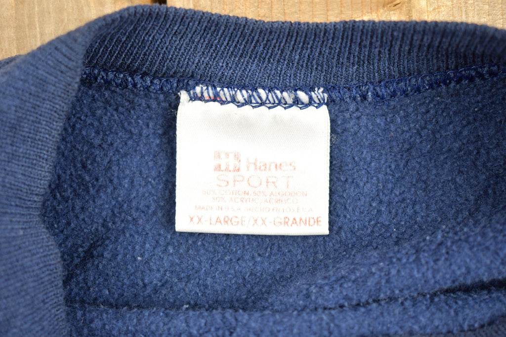 Vintage 1980s Blank Blue Crewneck Sweatshirt