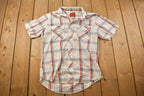 Vintage 1990s Rustler Plaid Flannel Button Up Shirt