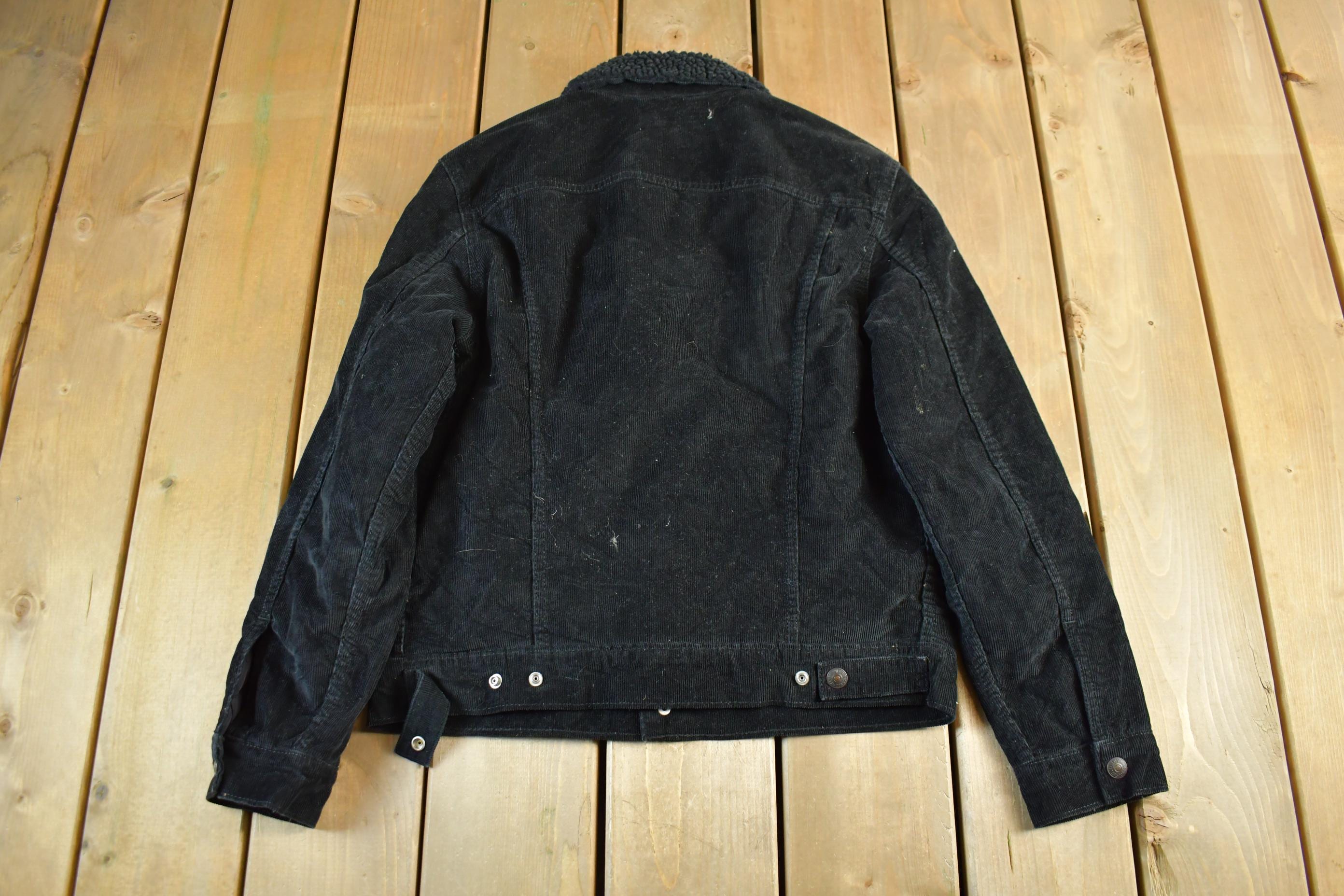 Vintage 2000s Levi's Sherpa Corduroy Trucker Jean Jacket Men's Small