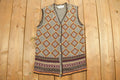 Vintage 1980s Norton McNaughton Knit Cardigan Sweater Vest