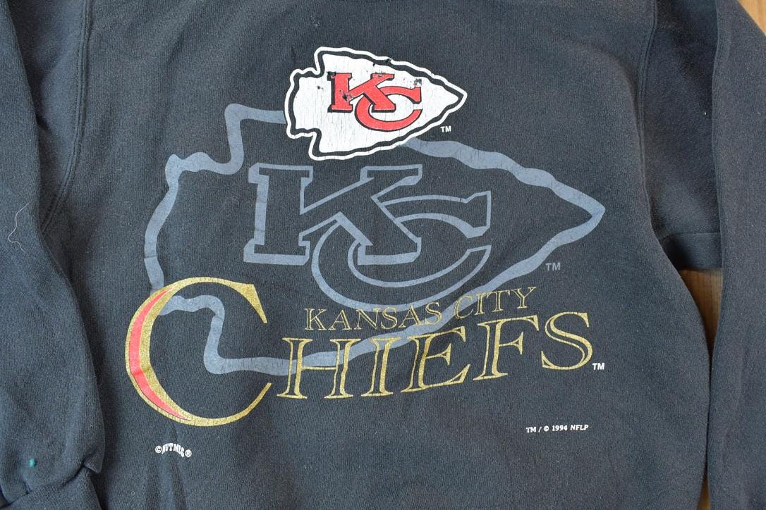 Vintage 1994 Youth Kansas City Chiefs NFL Crewneck Sweatshirt