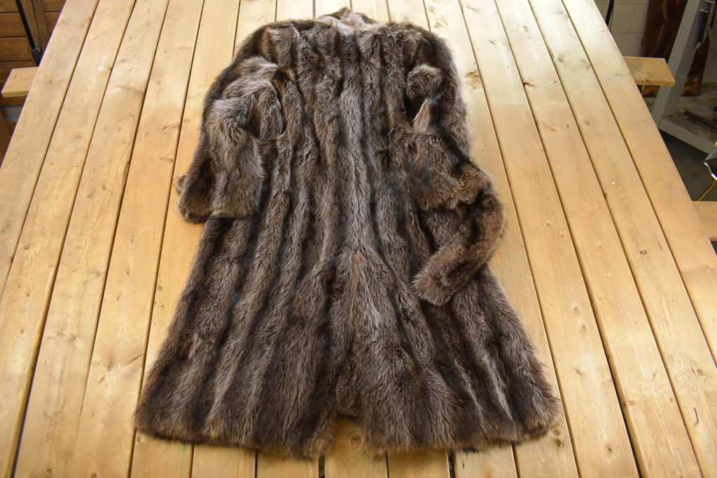Vintage 1970s Ribneck Furs Fox Fur Coat Men's XL