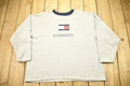 Vintage 1990s Tommy Hilfiger Big Flag Crewneck Sweatshirt Made In USA