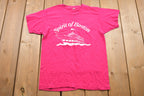 Vintage 1980s Screen Stars Spirit of Boston Graphic T Shirt